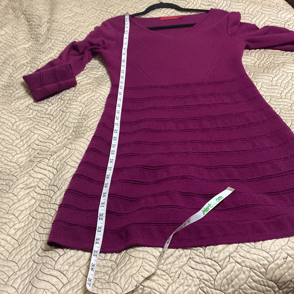 title 9 Fushia 100% Merino Wool dress